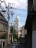 Tipico landscape delle viuzze di tokyo