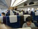 Passeggeri sullo Shinkansen