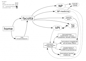 Schema delle immatricolazioni dell'università